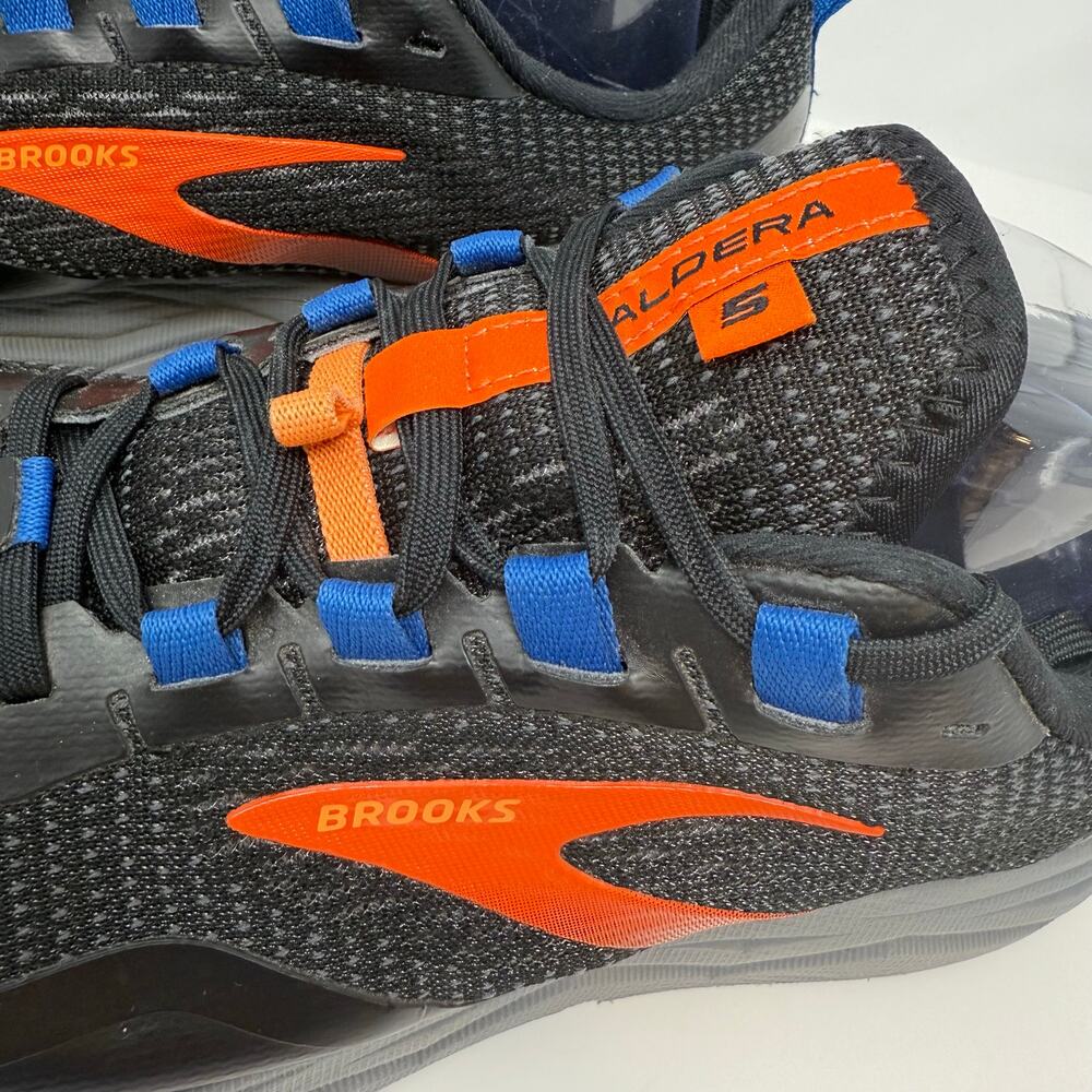 Brooks Caldera Trail Shoes Men's Size 11.5 Black Orange Trail Running Outdoor - Picture 4 of 12